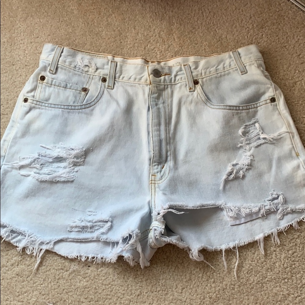 Levi High-Rise Denim Shorts